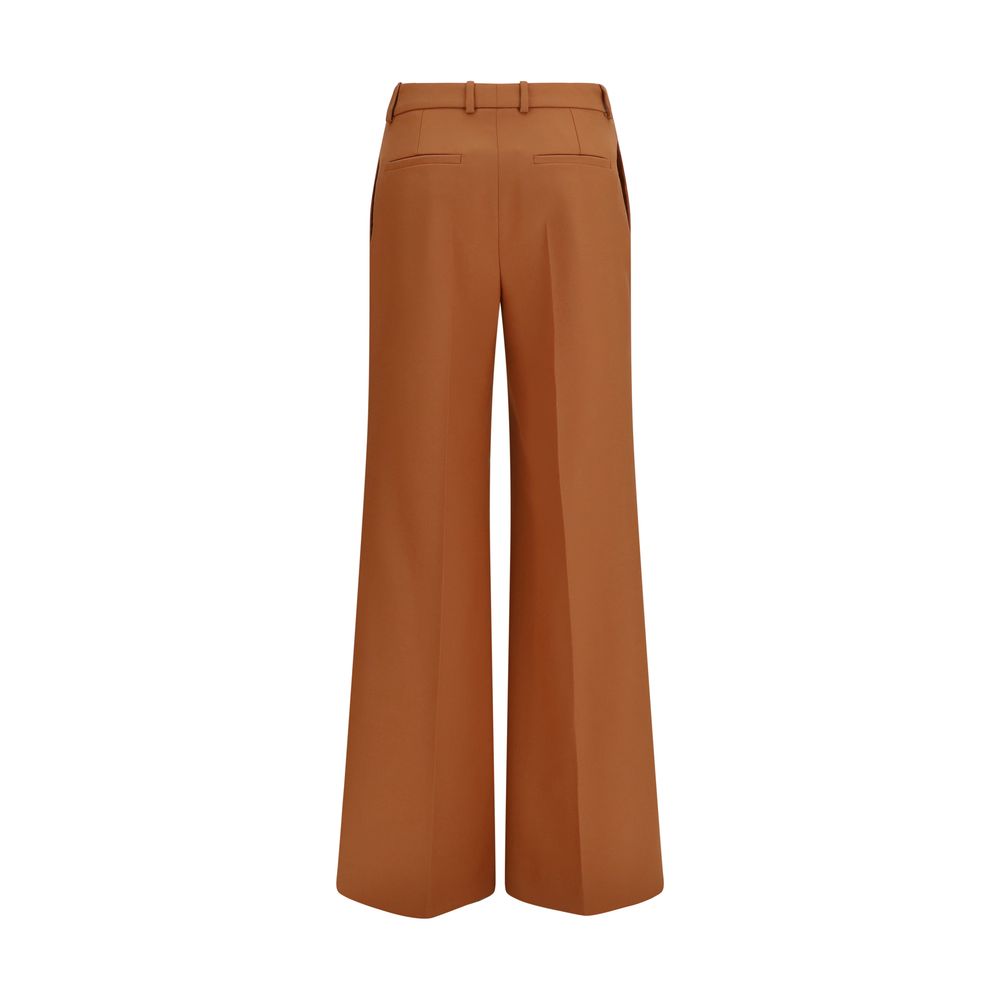 Chloé Orange High Waisted Flared Pants