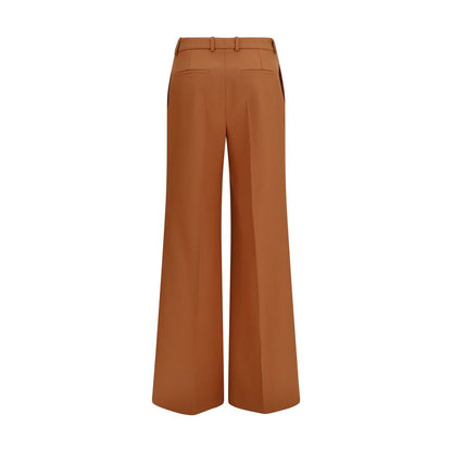 Chloé Orange High Waisted Flared Pants