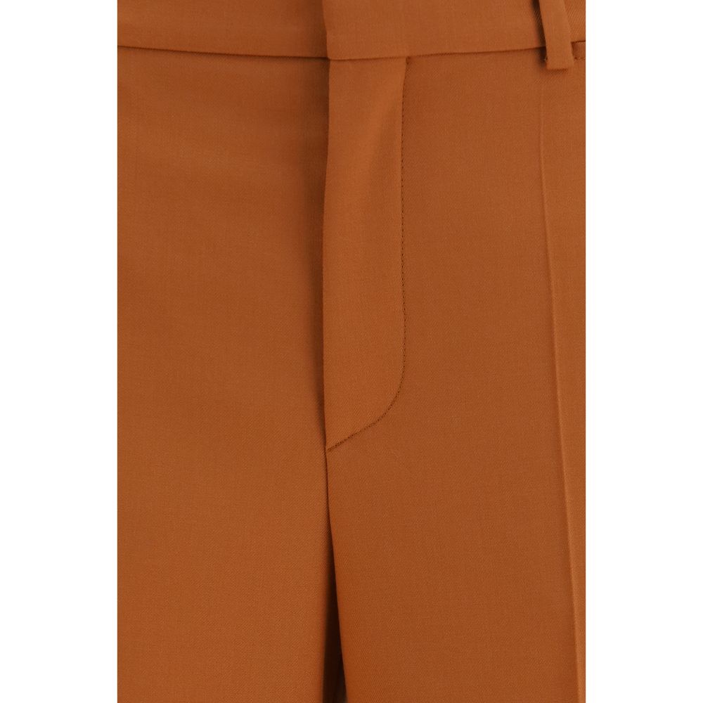 Chloé Orange High Waisted Flared Pants
