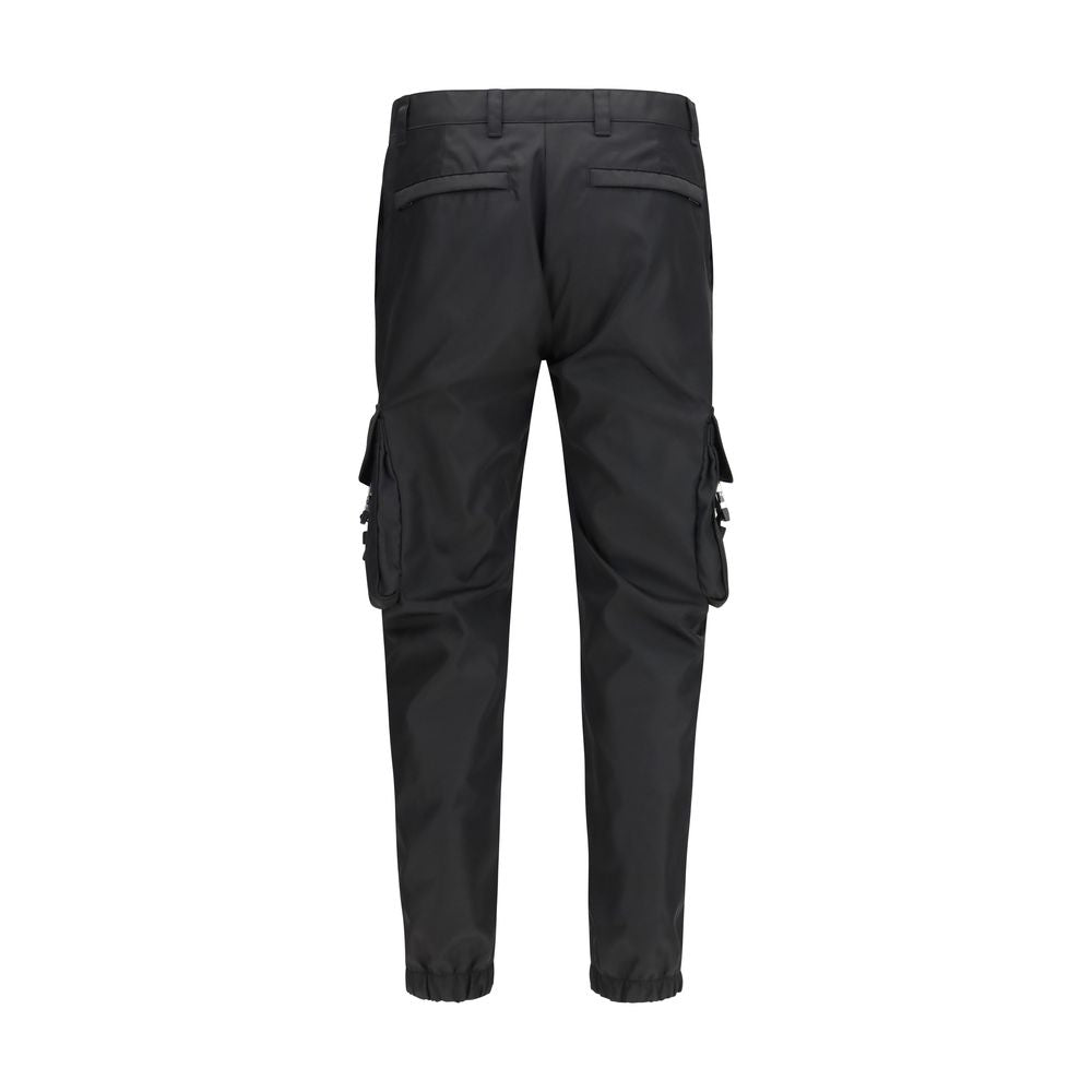 Prada Re-Nylon Black Cargo Pants