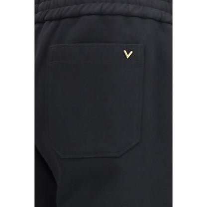 Valentino Black Cotton Sweatpants