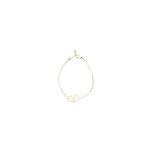 Valentino Garavani VLogo Signature Gold Metal Bracelet