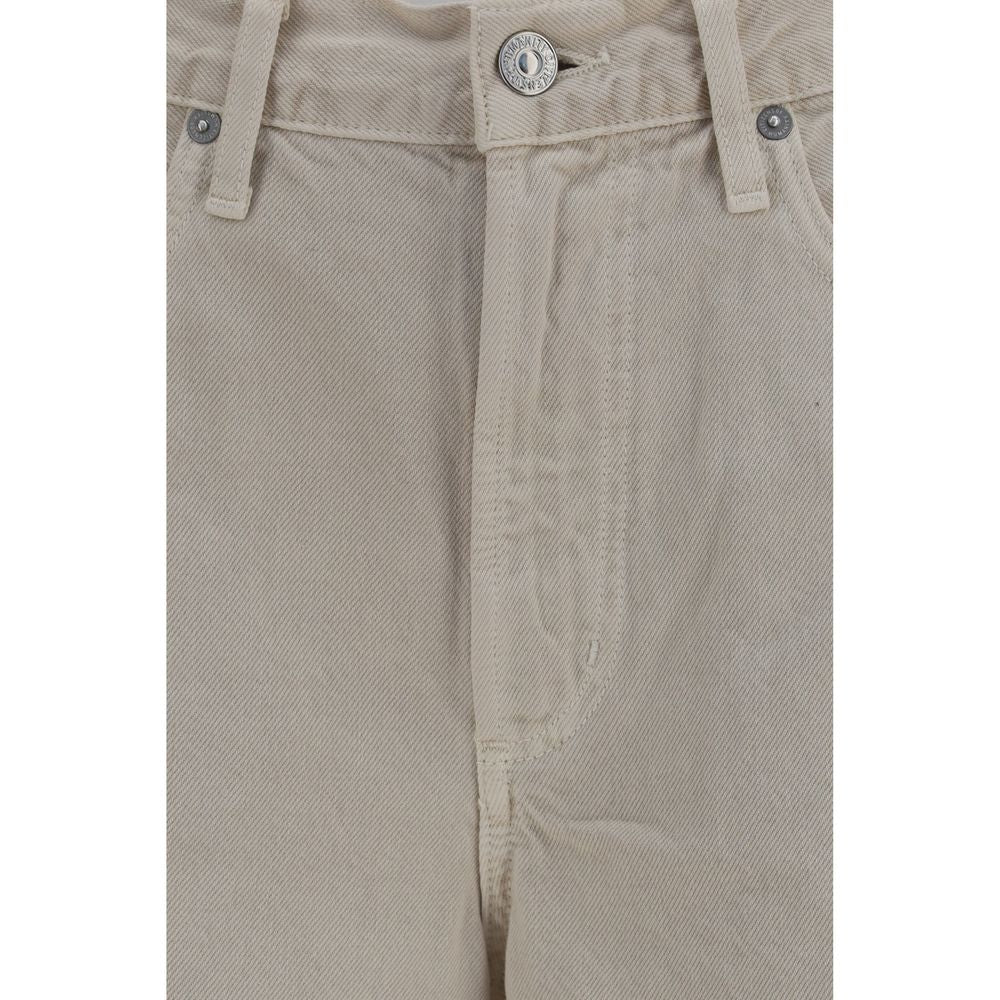 Citizens of Humanity Miro Jeans - Beige Cotton Denim