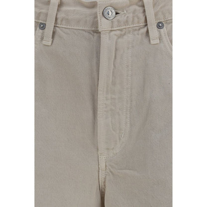 Citizens of Humanity Miro Jeans - Beige Cotton Denim