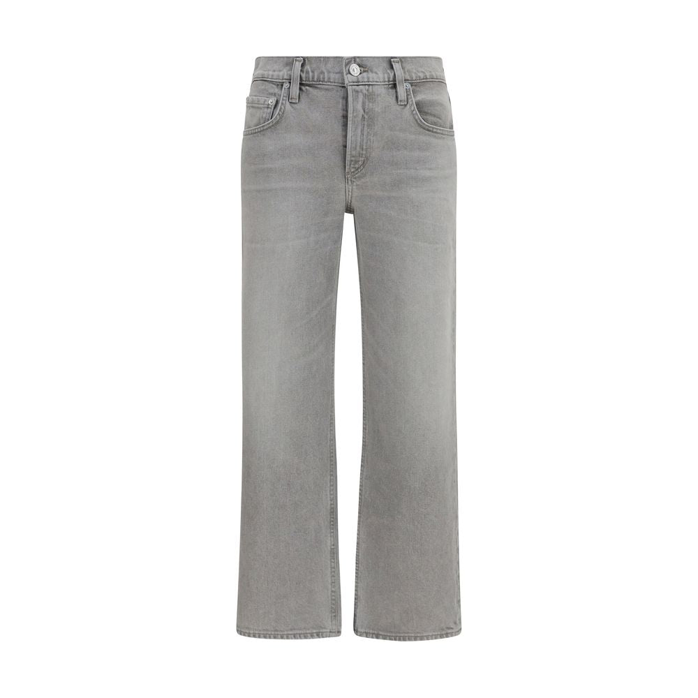 Citizens of Humanity Vintage Straight-Leg Jeans – Gray Cotton