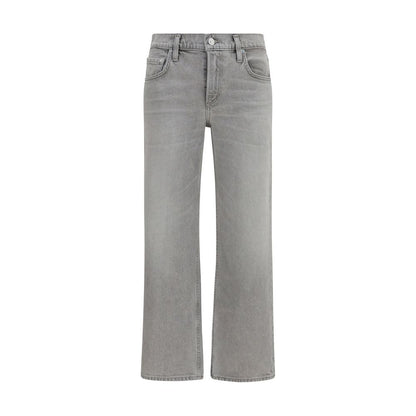 Citizens of Humanity Vintage Straight-Leg Jeans – Gray Cotton