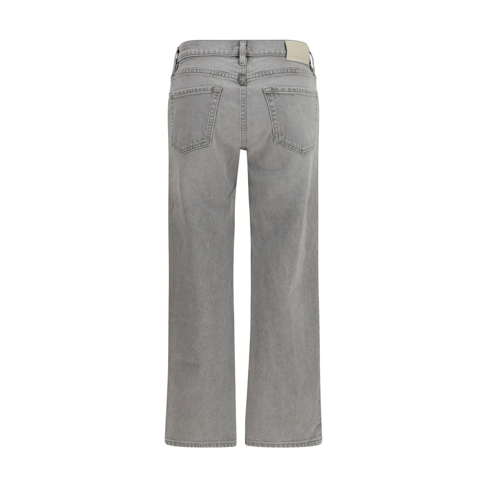 Citizens of Humanity Vintage Straight-Leg Jeans – Gray Cotton