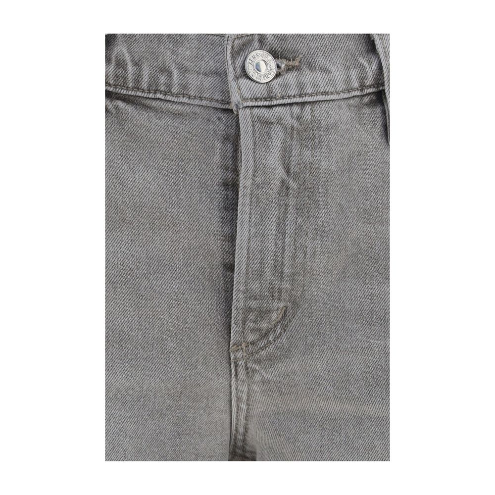Citizens of Humanity Vintage Straight-Leg Jeans – Gray Cotton