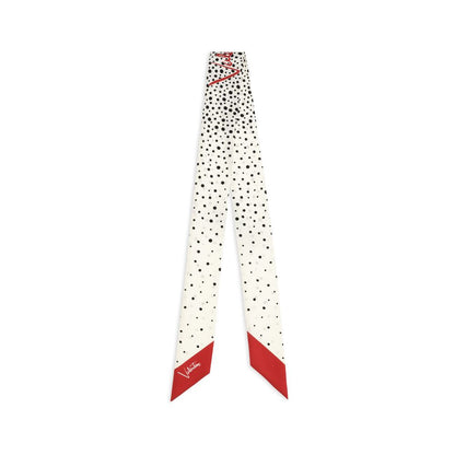 Valentino Garavani Beige Silk Scarf - Twill Little Stars Starry Scarf