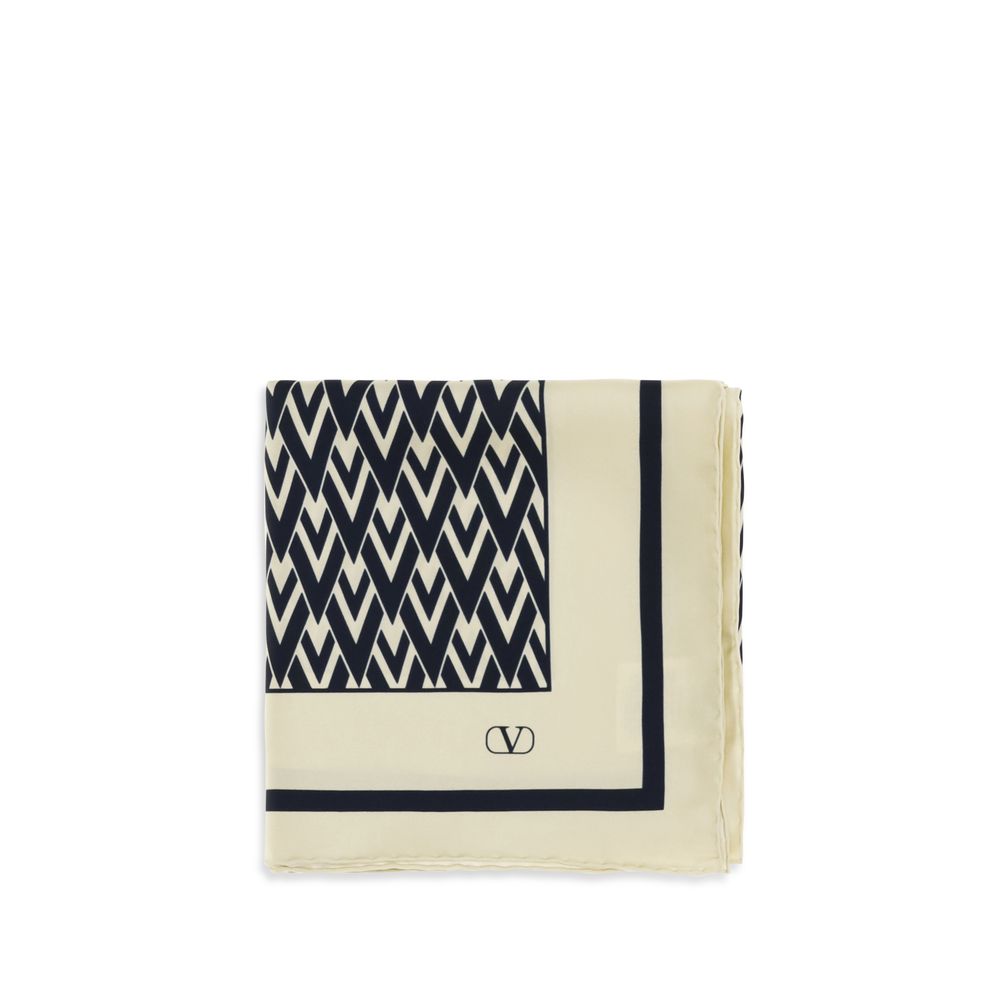 Valentino Garavani Toute La V Silk Scarf