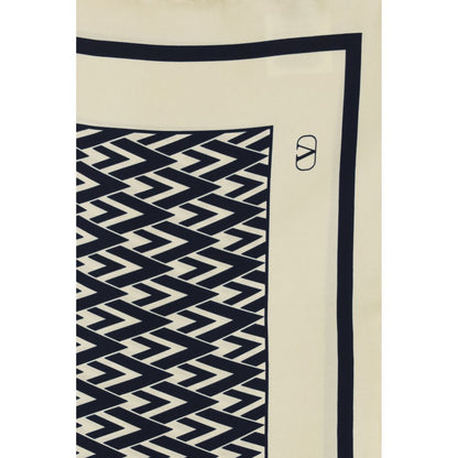 Valentino Garavani Toute La V Silk Scarf