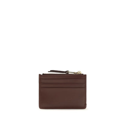 Miu Miu Bordeaux Lamb Ovis Aries Wallet