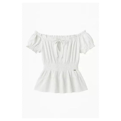 Chic Guess White Polyester Blouse