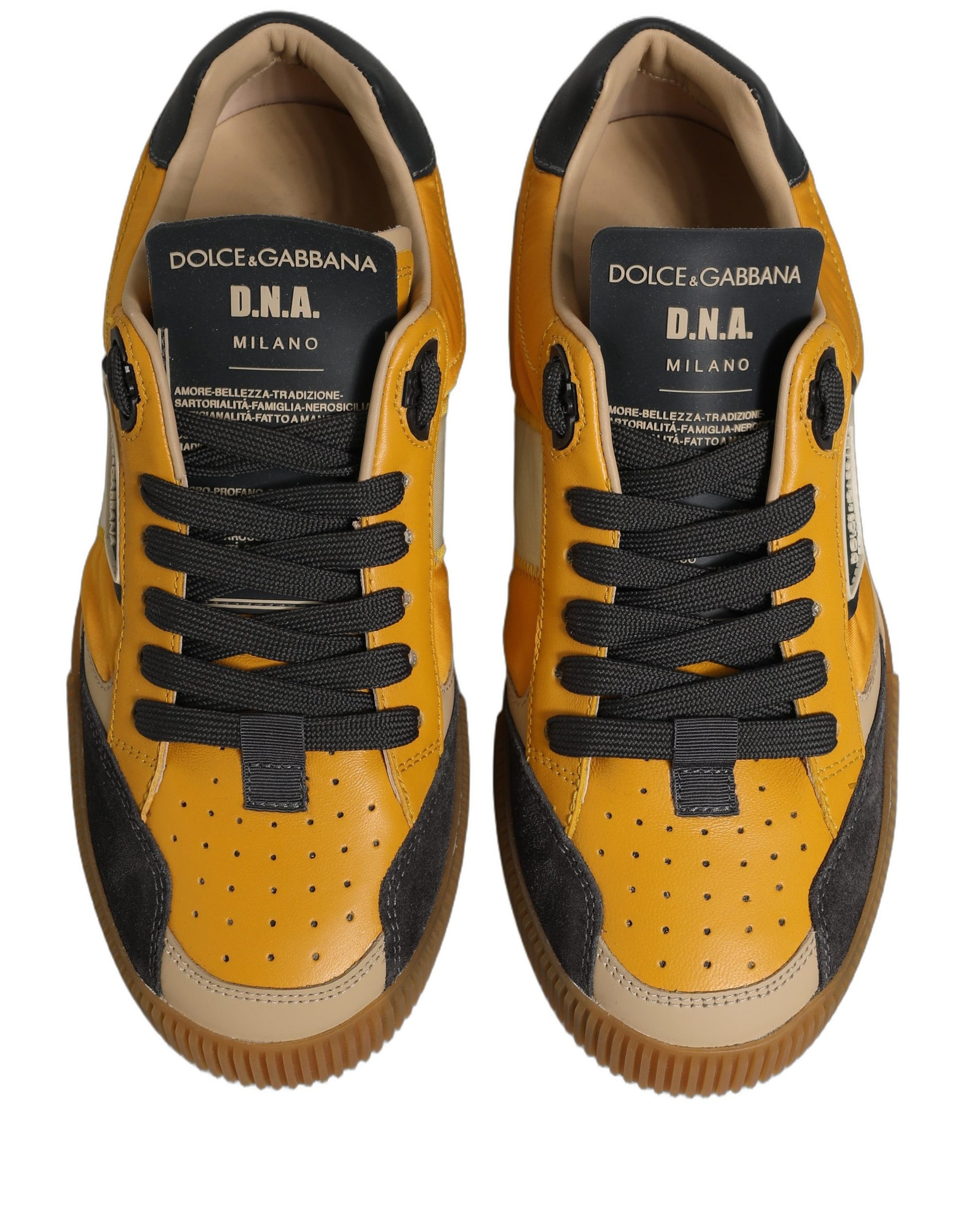 Dolce & Gabbana Multicolor MIAMI Low Top Men's Sneakers