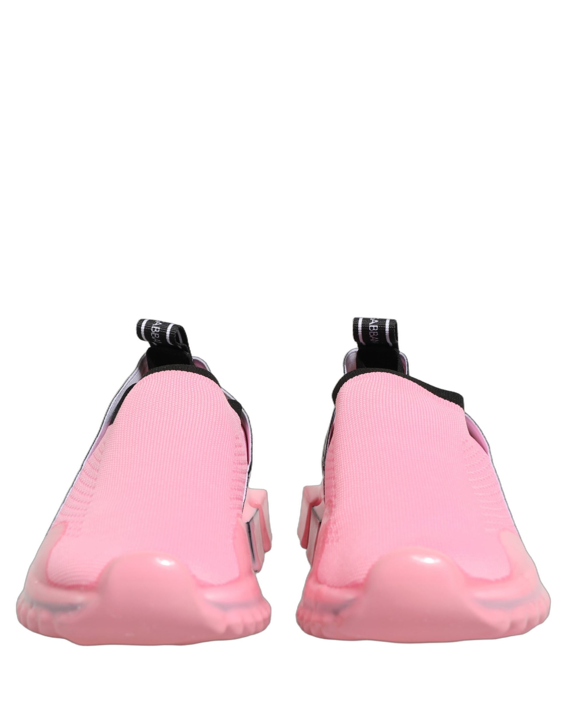 Dolce & Gabbana Pink Slip On Low Top Sorrento Sneakers