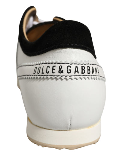 Dolce & Gabbana Japan Leather Low-Top Sneakers