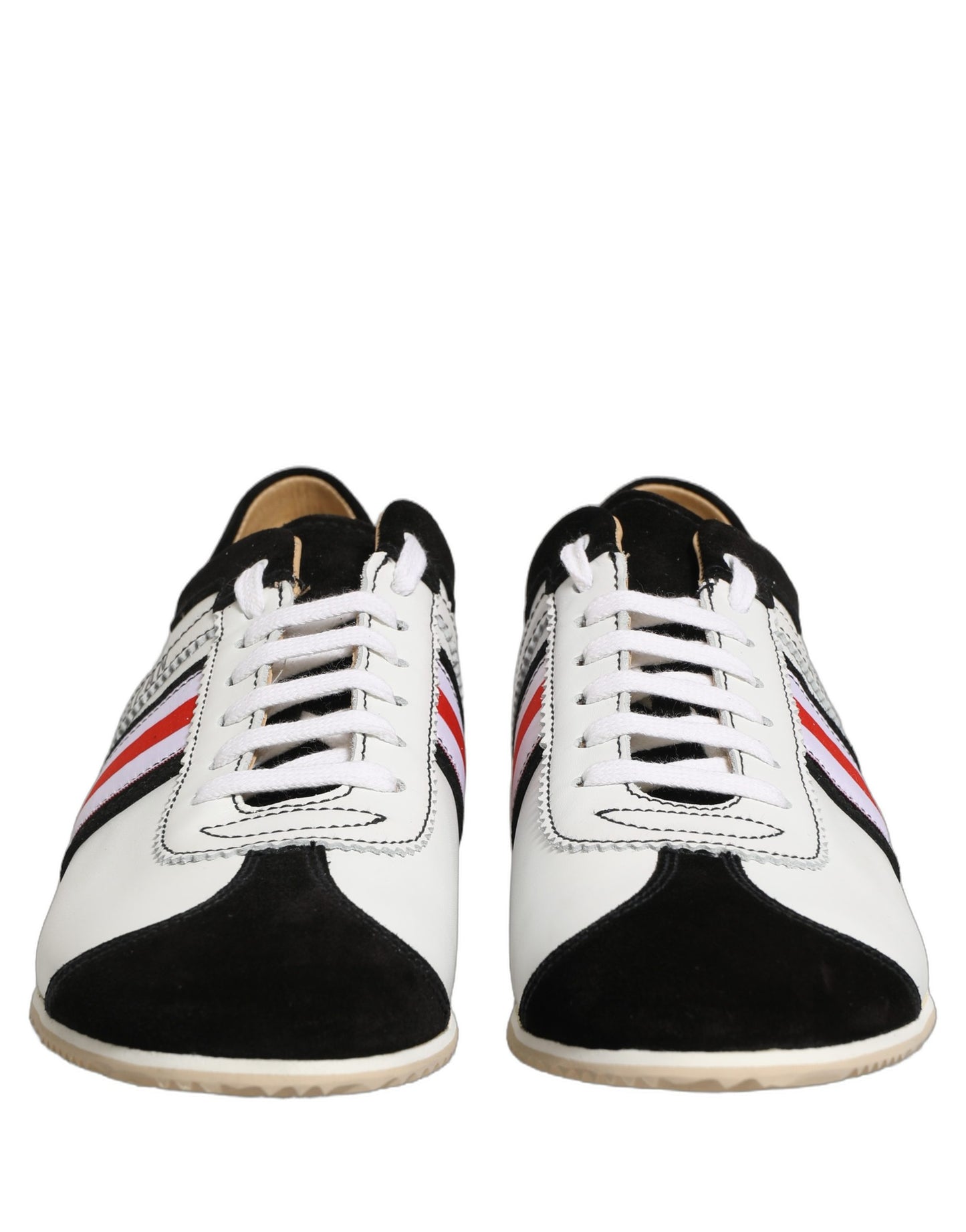 Dolce & Gabbana Japan Leather Low-Top Sneakers