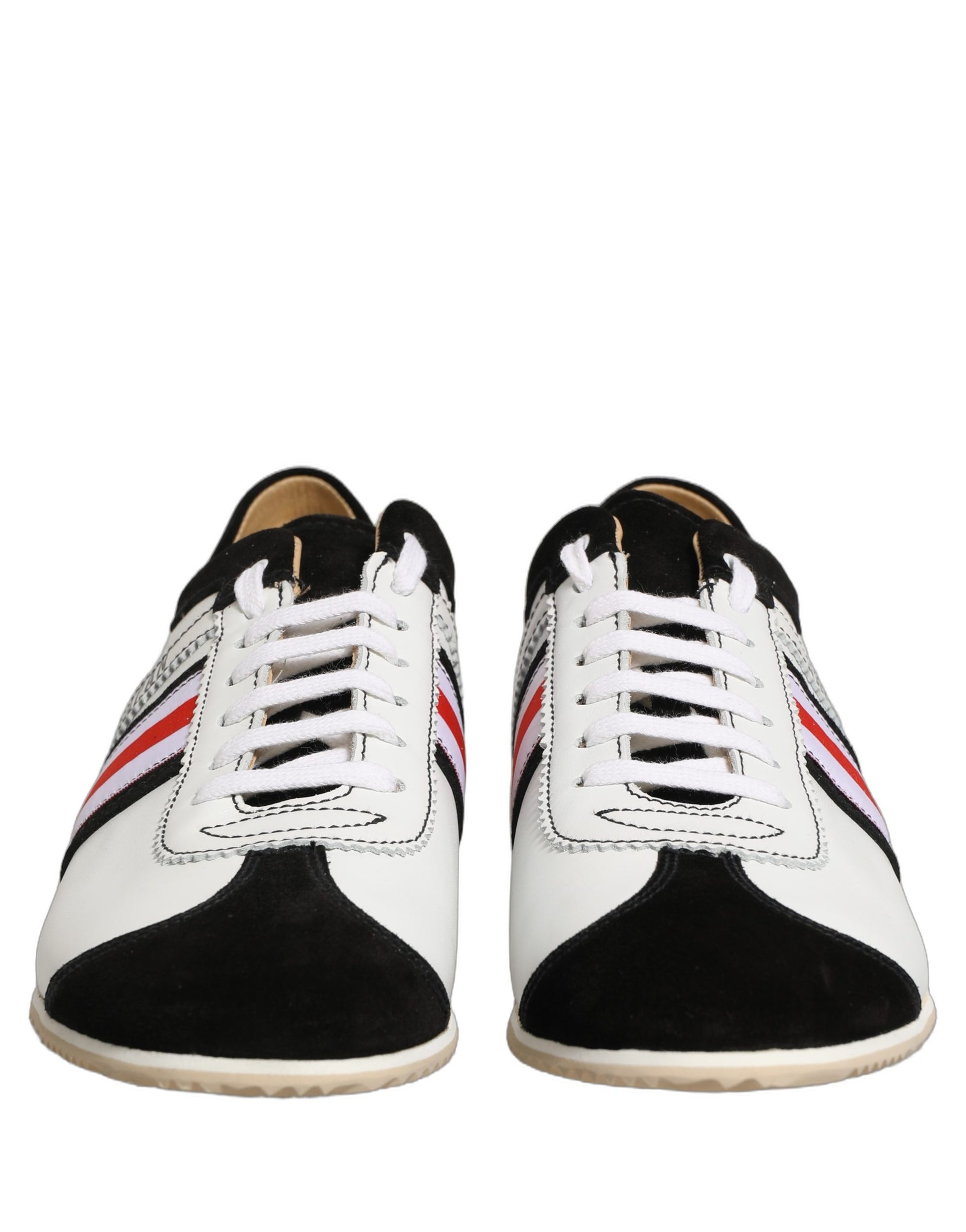 Dolce & Gabbana Japan Leather Low-Top Sneakers
