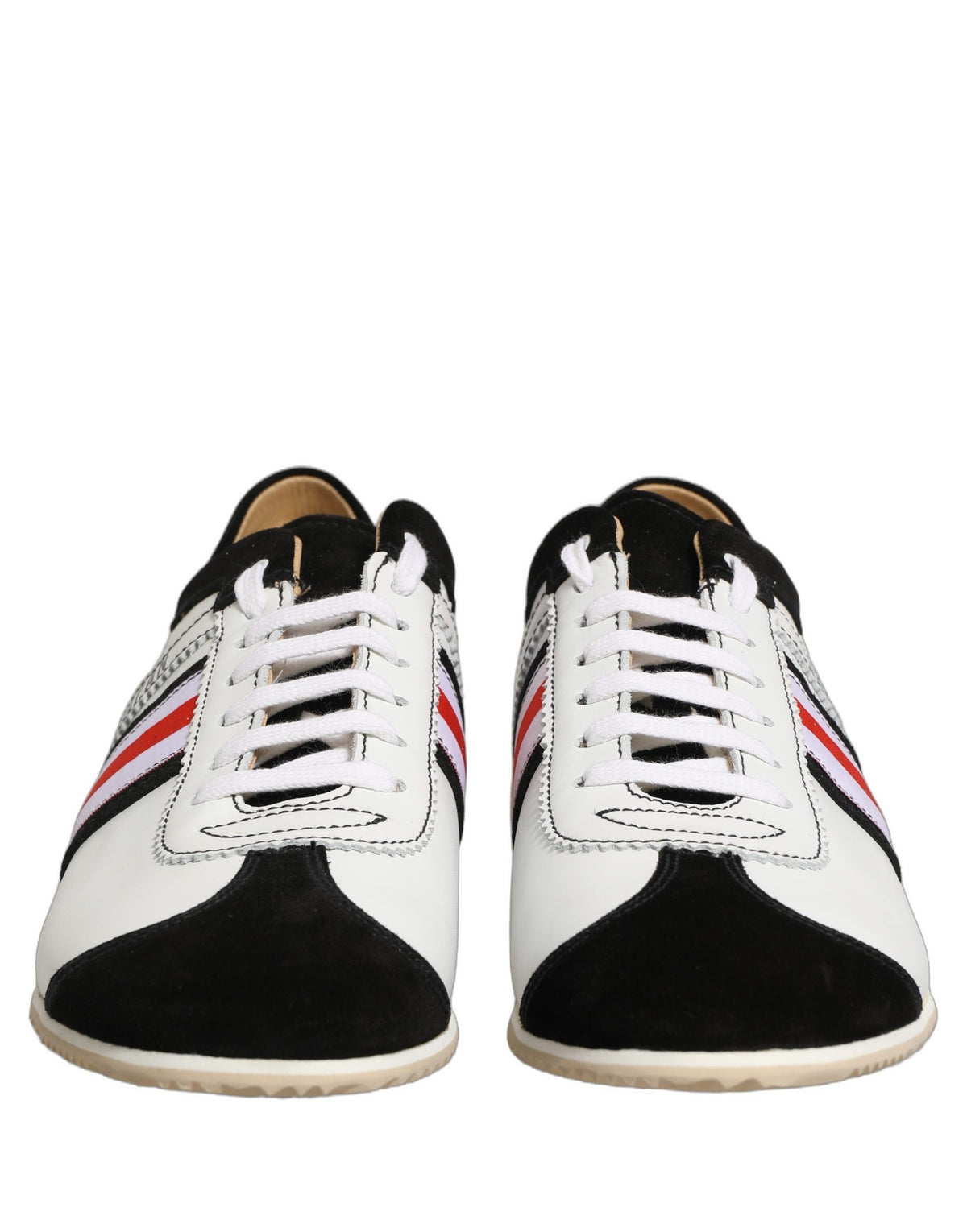 Dolce & Gabbana Japan Leather Low-Top Sneakers