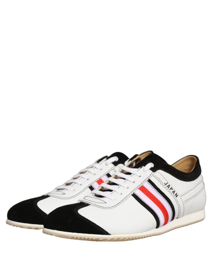 Dolce & Gabbana Japan Leather Low-Top Sneakers