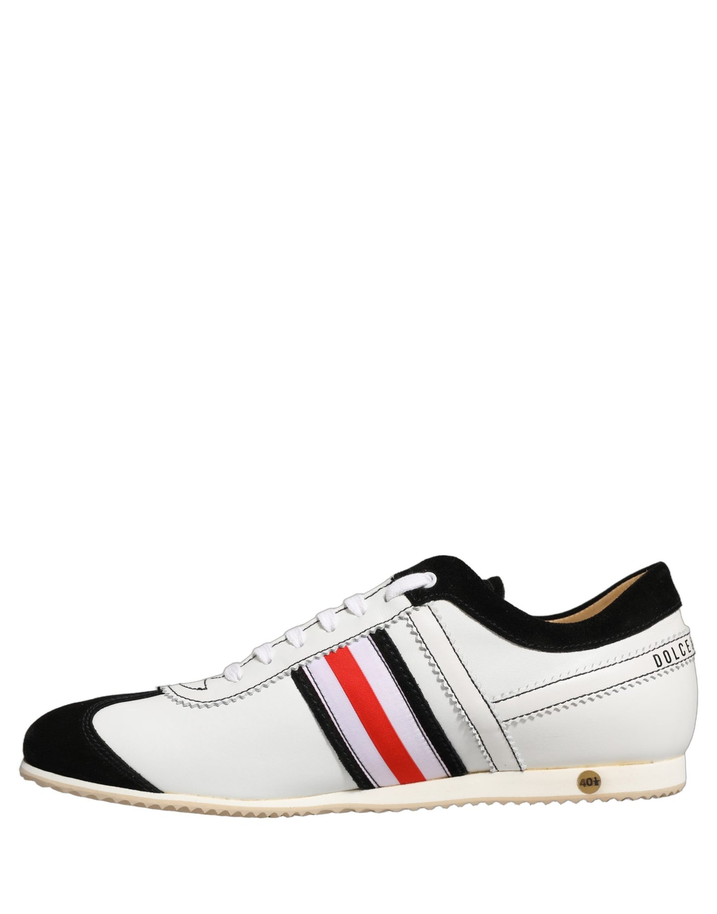 Dolce & Gabbana Japan Leather Low-Top Sneakers
