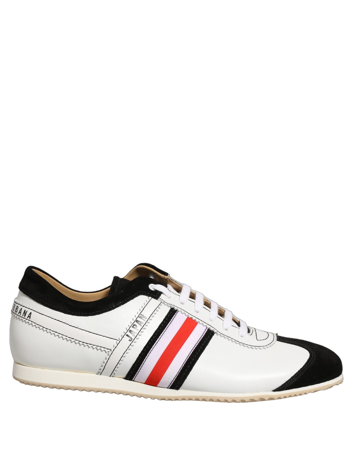 Dolce & Gabbana Japan Leather Low-Top Sneakers