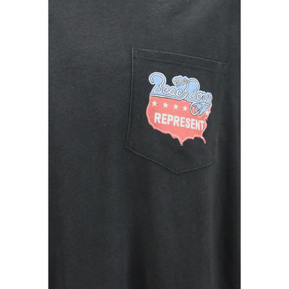 Represent Gray Cotton T-Shirt - The Beach Boys Americas Band Edition