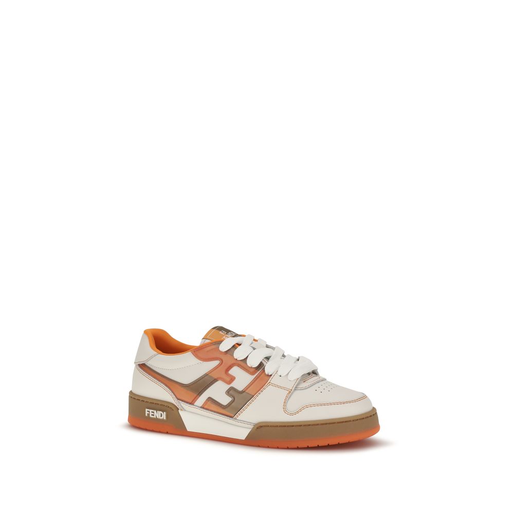 Fendi Multicolor Leather Match Sneakers
