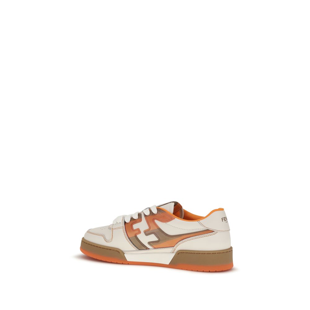 Fendi Multicolor Leather Match Sneakers
