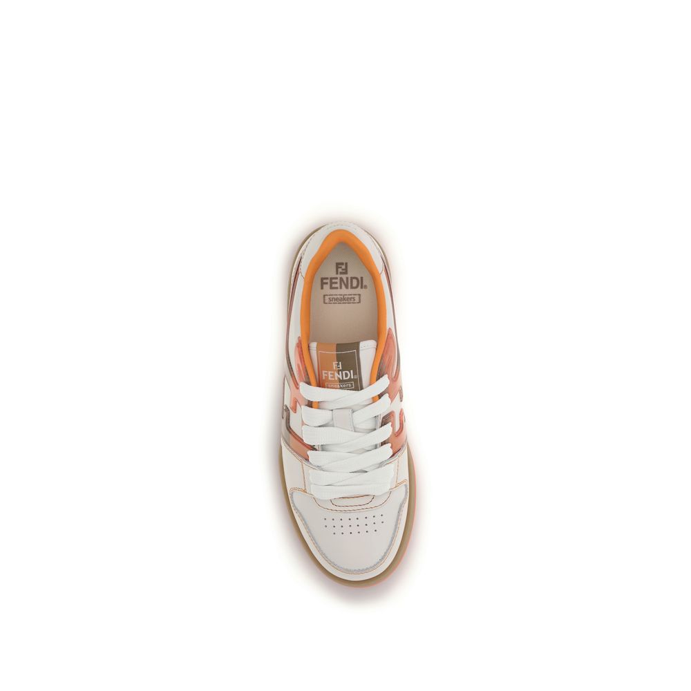 Fendi Multicolor Leather Match Sneakers