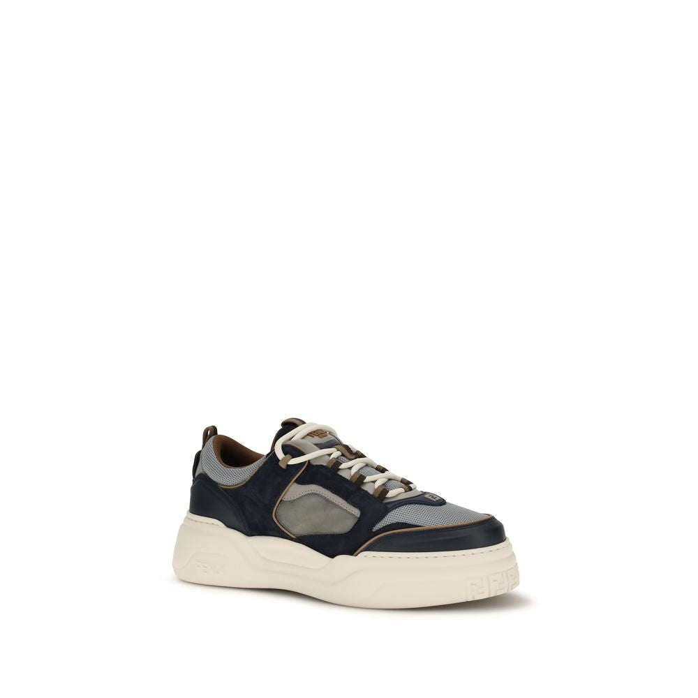 Fendi Multicolor Calf Leather Force Sneakers