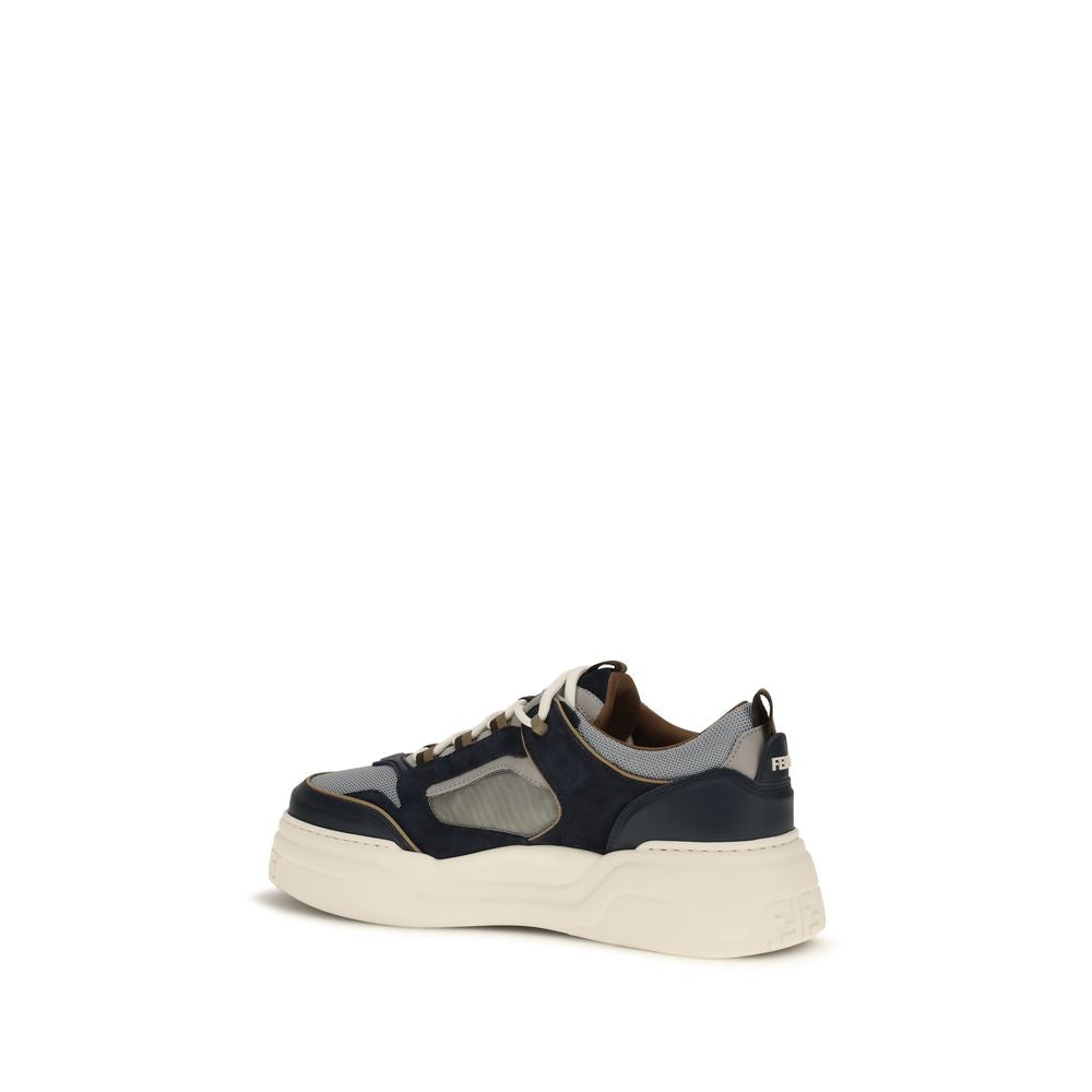Fendi Multicolor Calf Leather Force Sneakers