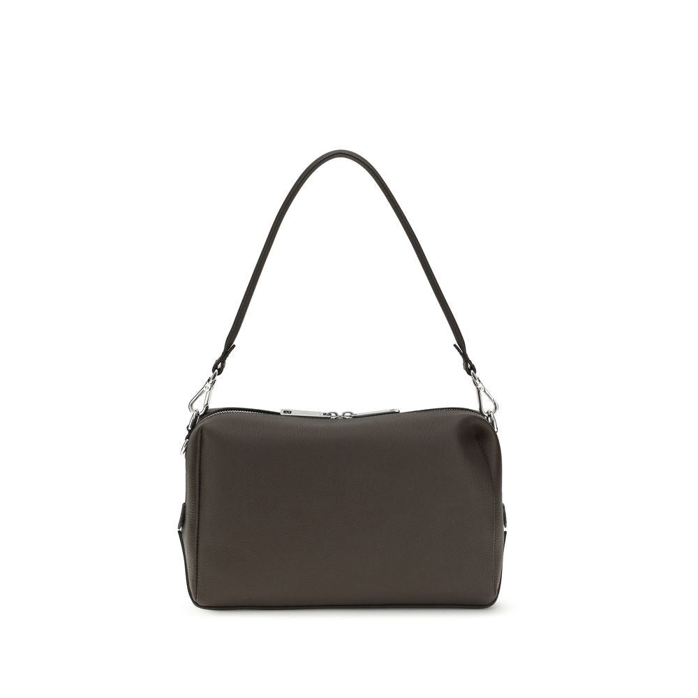 Fendi Brown Calf Leather Lui Shoulder Bag
