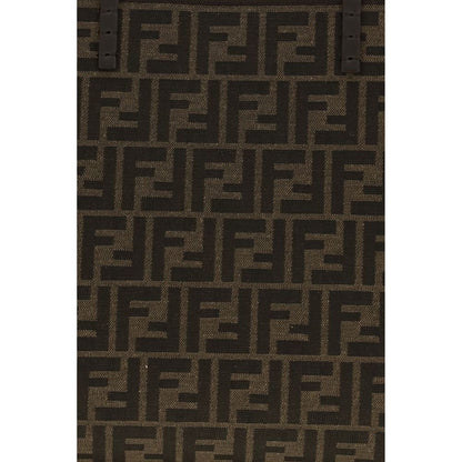 Fendi Brown Roll Medium Shopping Bag