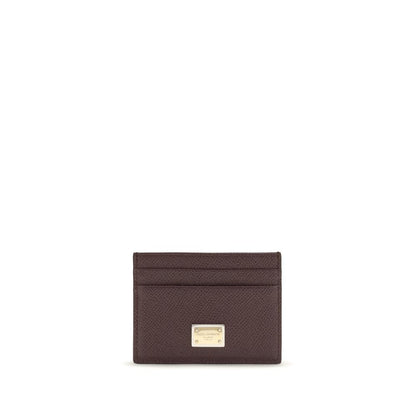 Dolce & Gabbana Black Calf Leather Bos Taurus Wallet