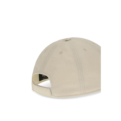 Fendi White Cotton Logo Baseball Hat