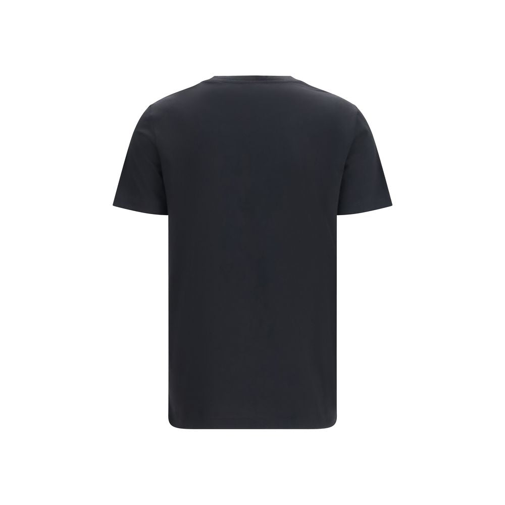 Balmain Black Cotton Logo T-Shirt