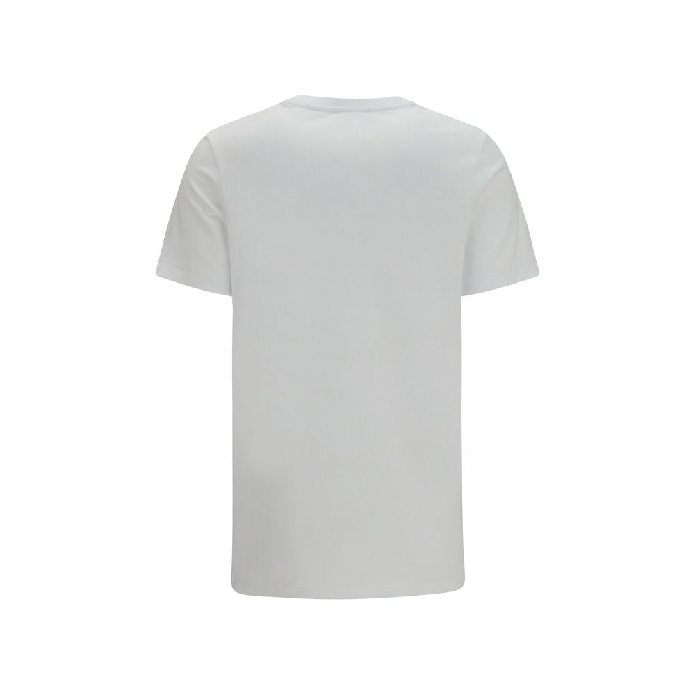 Balmain White Cotton Logo T-Shirt