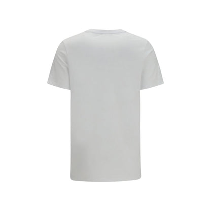 Balmain White Cotton Logo T-Shirt