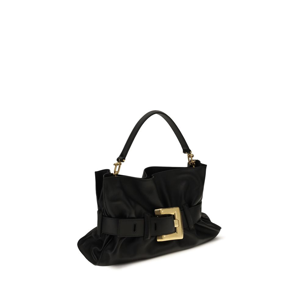 Balmain Black Medium Anthem Handbag