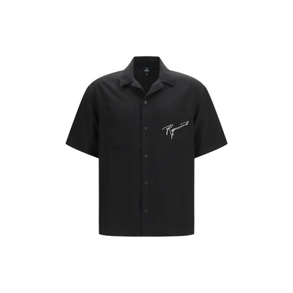 Represent Black Lyocell Pattern Shirt - Love and Kisses Resort Shirt