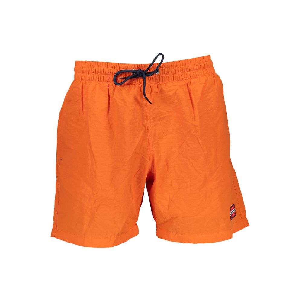 Norway 1963 Men's Orange Swimshorts with Pockets