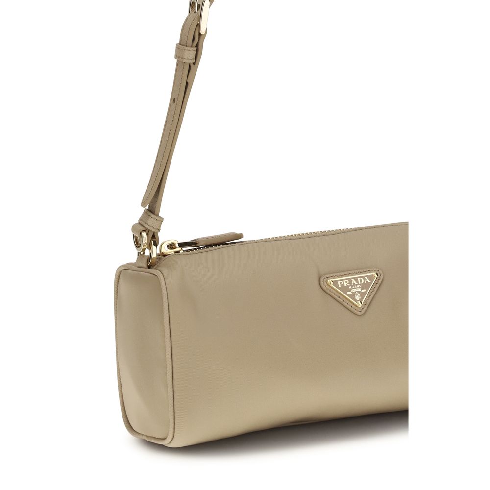 Prada Re-Nylon Beige Shoulder Bag