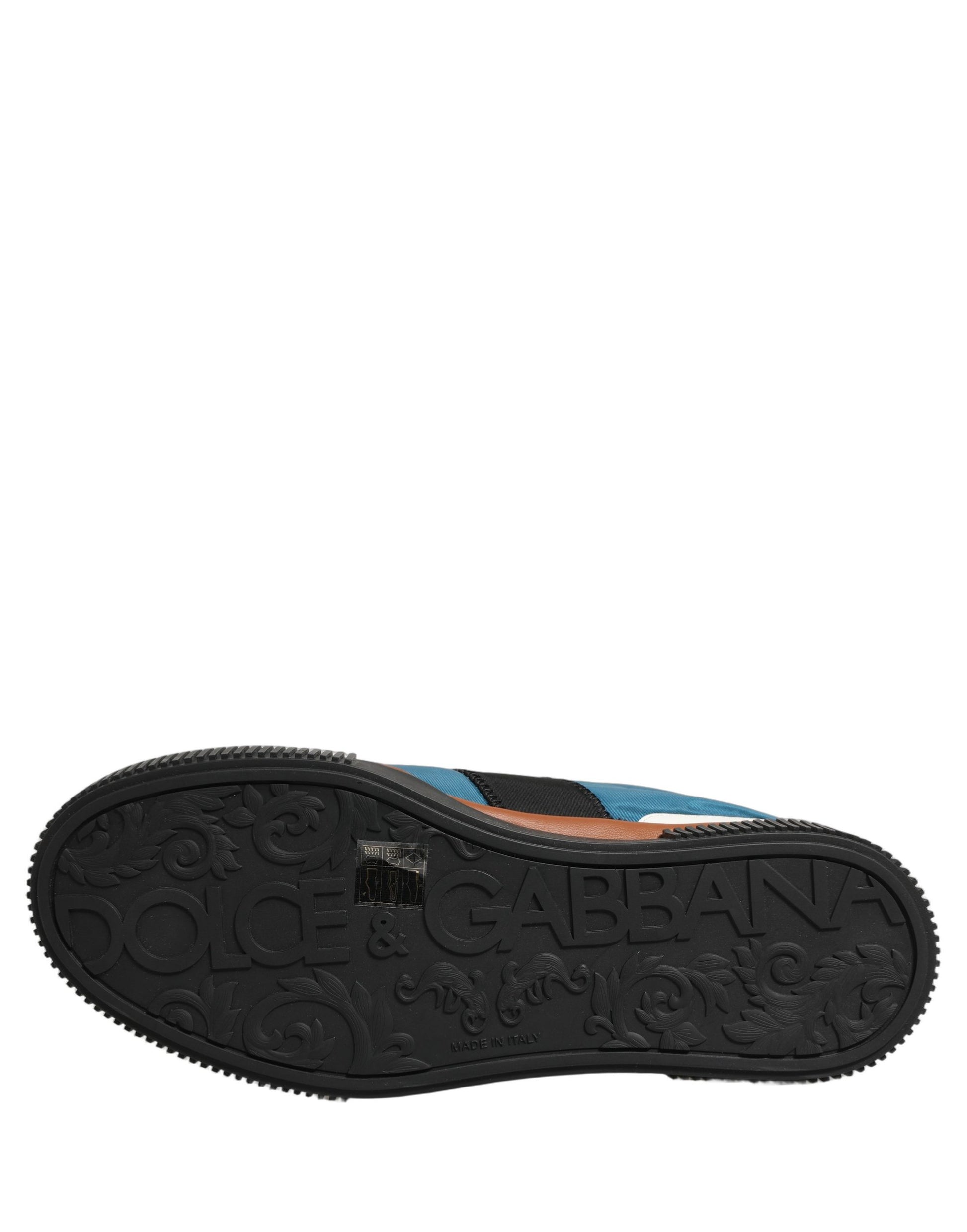 Dolce & Gabbana Multicolor Leather MIAMI Low Top Men Sneakers