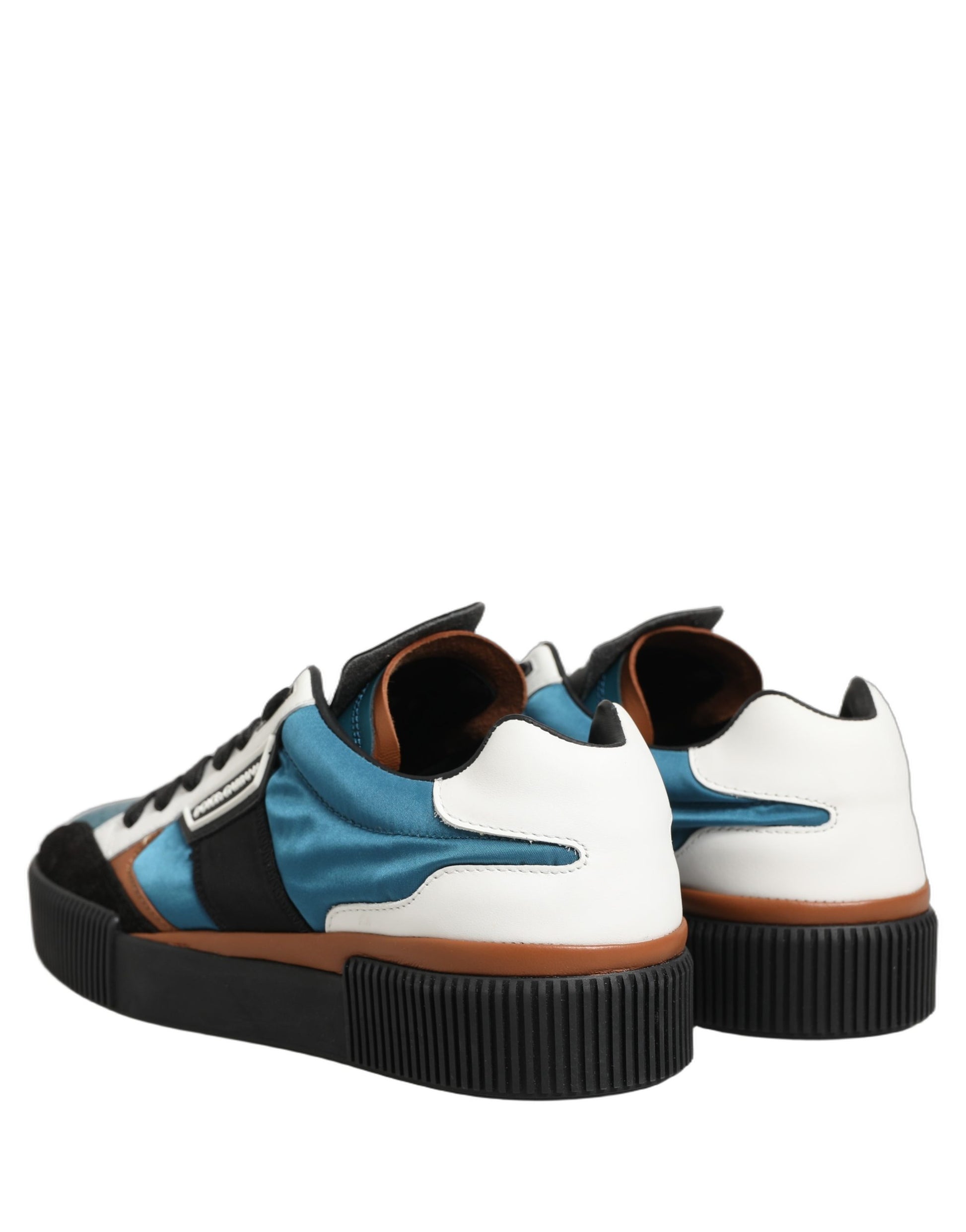 Dolce & Gabbana Multicolor Leather MIAMI Low Top Men Sneakers