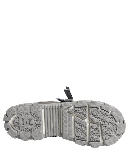 Dolce & Gabbana Gray Airmaster Panelled Low Top Men Sneakers