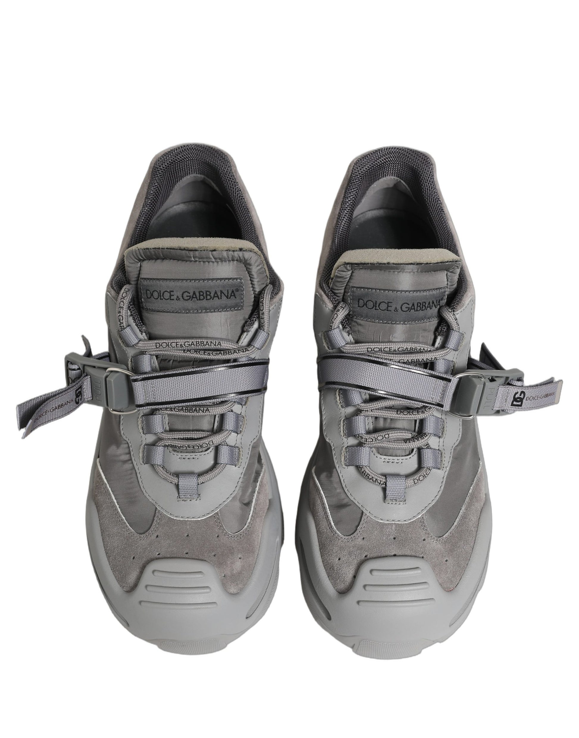 Dolce & Gabbana Gray Airmaster Panelled Low Top Men Sneakers
