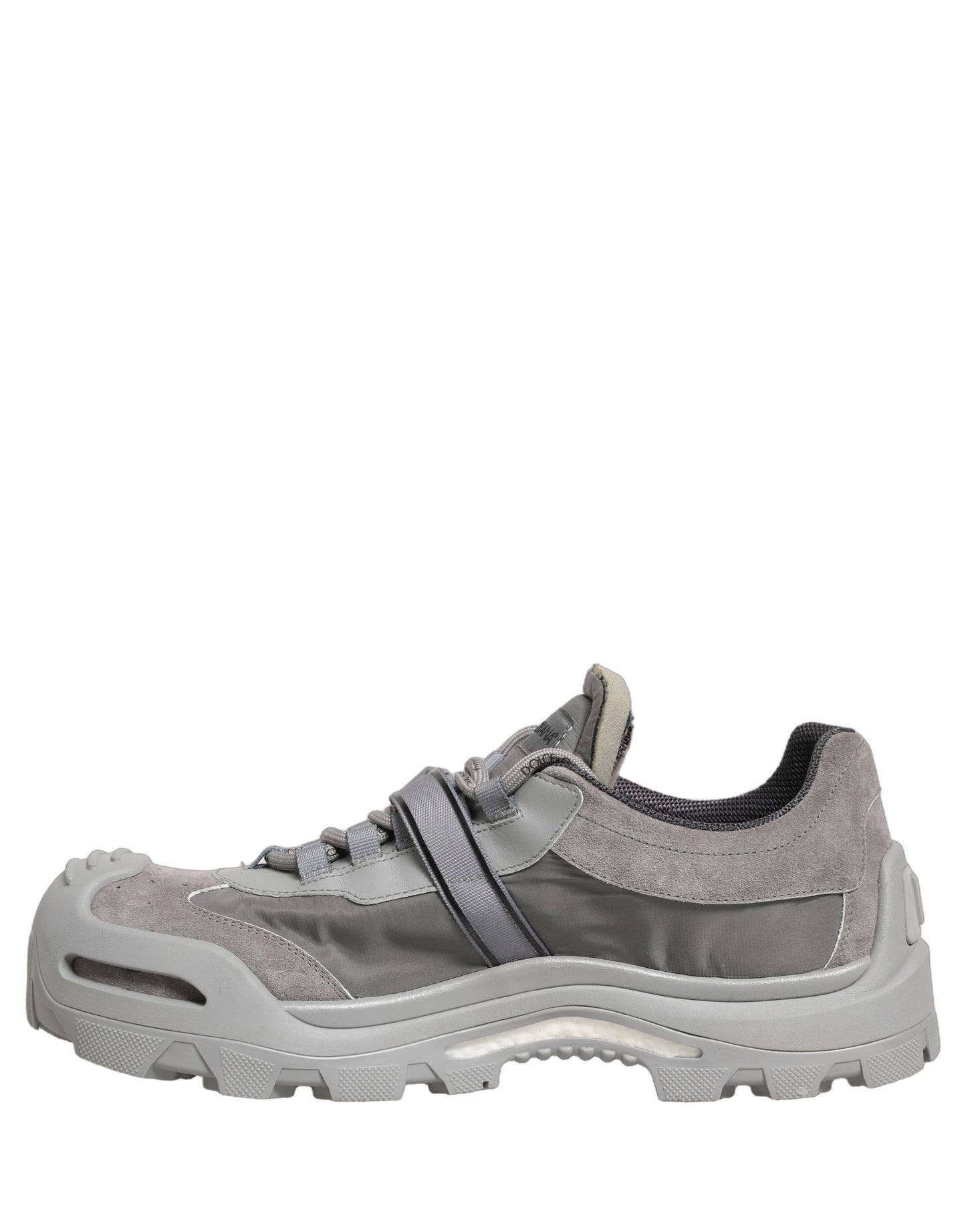 Dolce & Gabbana Gray Airmaster Panelled Low Top Men Sneakers
