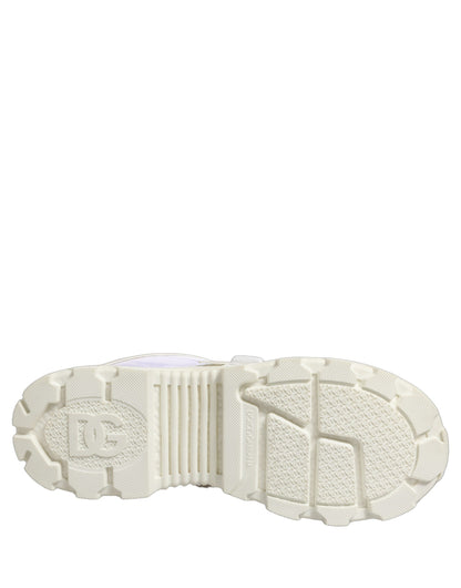 Dolce & Gabbana White Airmaster Panelled Low Top Men Sneakers