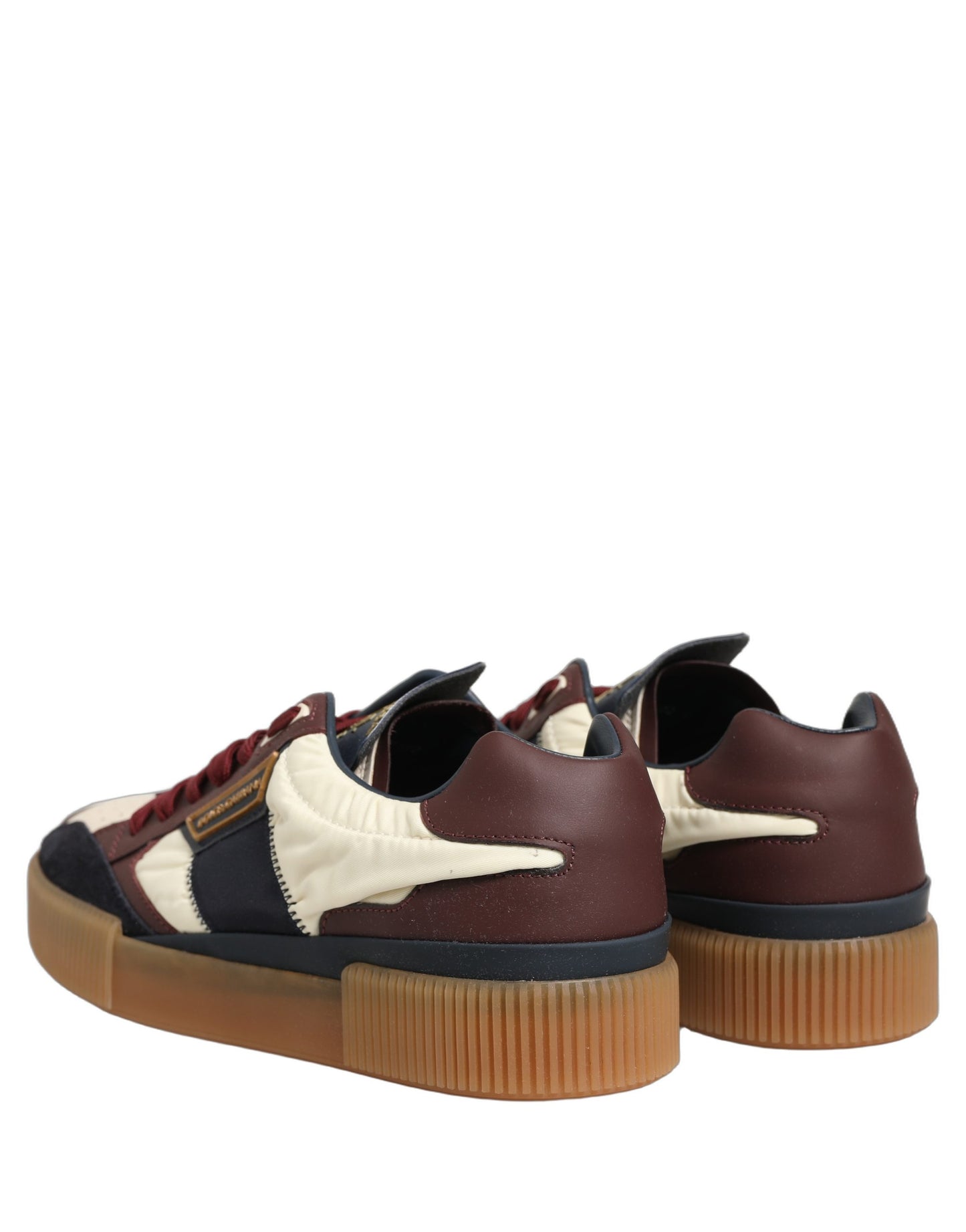 Dolce & Gabbana Multicolor Leather MIAMI Low Top Men's Sneakers